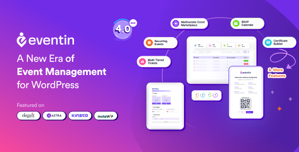 WP Eventin Events Manager & Tickets Selling Plugin for WooCommerce